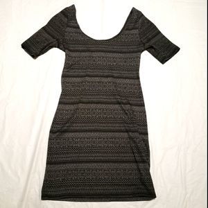 Grey mini dress